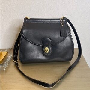 Vintage Coach Logan Leather Crossbody Bag